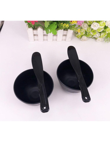 Kit de Tazones de Silicona y Espátulas Luzen - 2 Piezas