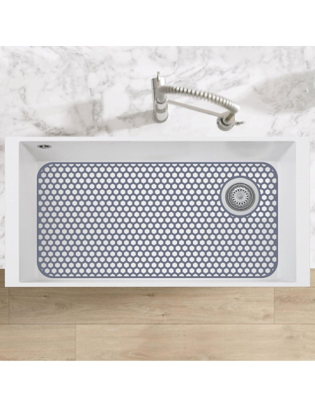 Alfombrilla de Fregadero de Silicona Bestjing 72.1x36.3cm Gris