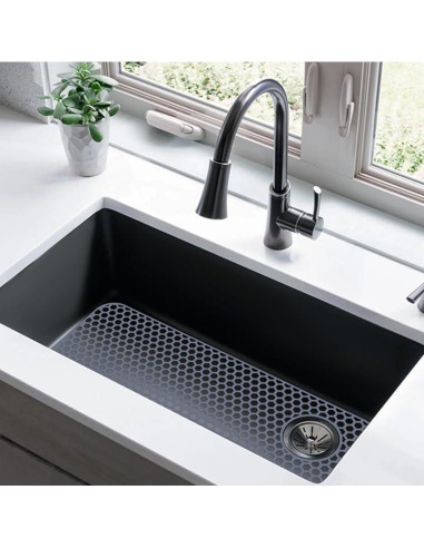 Alfombrilla de Fregadero de Silicona Bestjing 72.1x36.3cm Gris