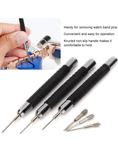Removedor de Enlaces de Correa de Reloj CYTGOUPER, 3 Piezas 2