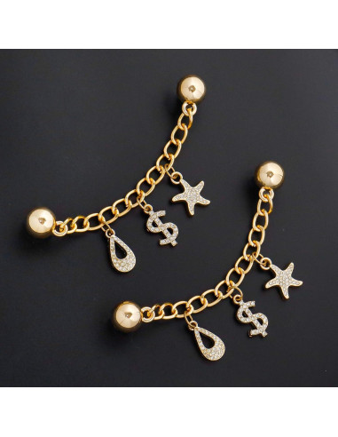 20 Piezas Charms para Zapatos Bling con Perlas y Flores