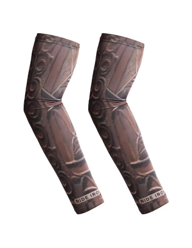 Mangas de compresión deportivas UPF50+ para brazos - Talla L