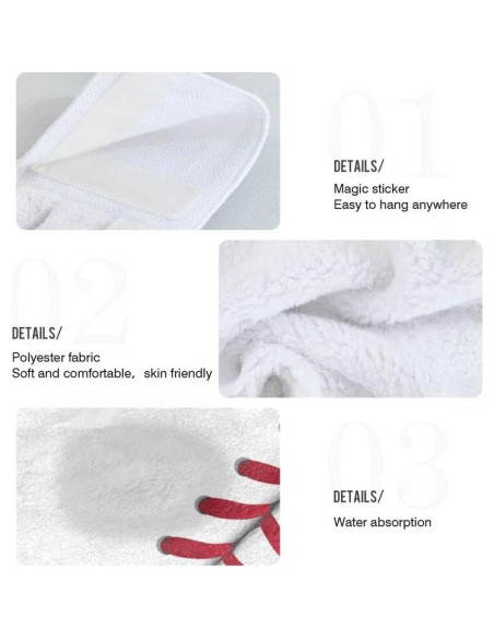 Toallas de Cocina KOCOART 2PCS Colgantes Deportivas 46x36cm