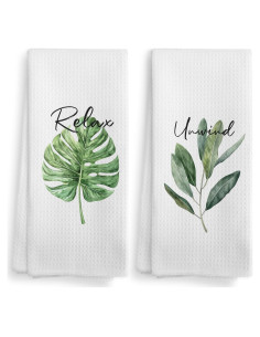 Set de 2 Toallas de Cocina NOQL Eucalipto 40x60 cm