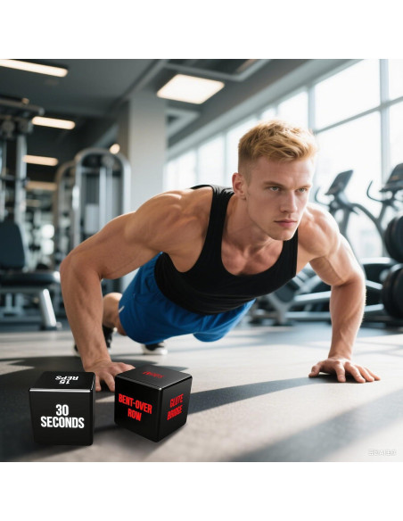 Mango de Mancuerna Olímpico Crafteel 40.64 cm con Dados