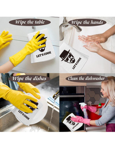 Toalla de Cocina Arosedmo Vamos a Cocinar 40x60cm Absorbente