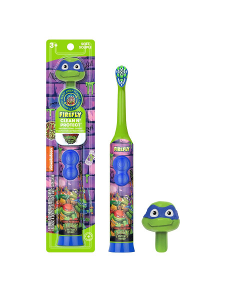Cepillo de Dientes Eléctrico Firefly Tortugas Ninja 3D Cerdas Suaves