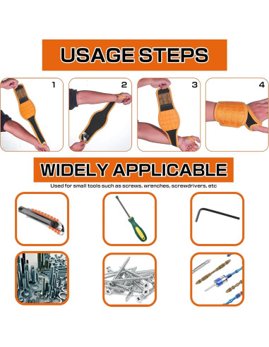 Banda de Muñeca Magnética Fulundi con 16 Imanes - Nylon