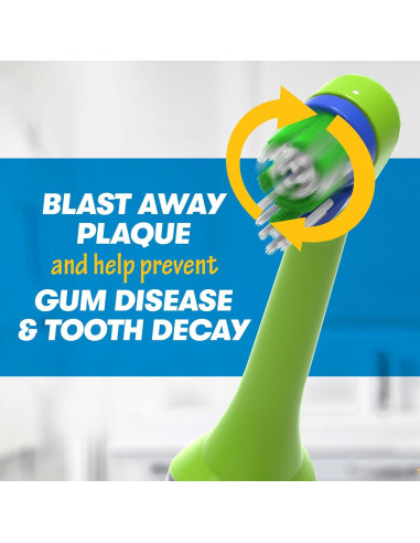 Cepillo de Dientes Eléctrico Firefly Tortugas Ninja 3D Cerdas Suaves