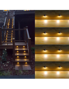 FVTLED 6 Luces LED Empotradas Jardín Blanco Cálido 2