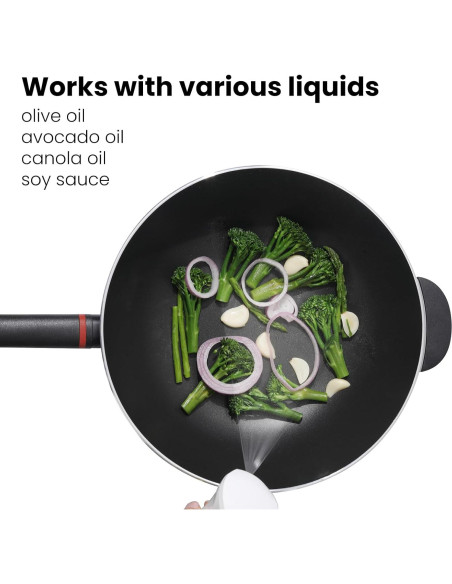 Botella Pulverizadora de Aceite Mistifi 150ml Vidrio Marrón