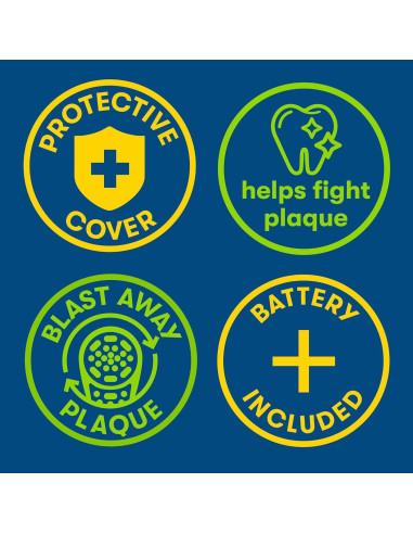 Cepillo de Dientes Eléctrico Firefly Tortugas Ninja 3D Cerdas Suaves