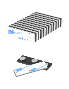 Imanes Magnéticos para Etiquetas de Nombre AplysiaTech - 12 Piezas