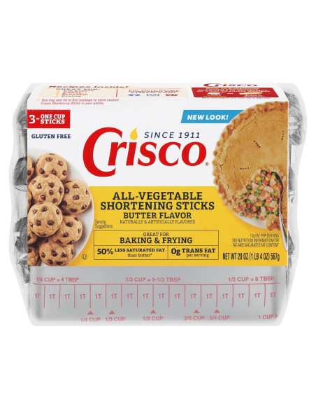 Crisco Acortamiento Vegetal Sabor Mantequilla 567g