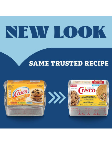 Crisco Acortamiento Vegetal Sabor Mantequilla 567g