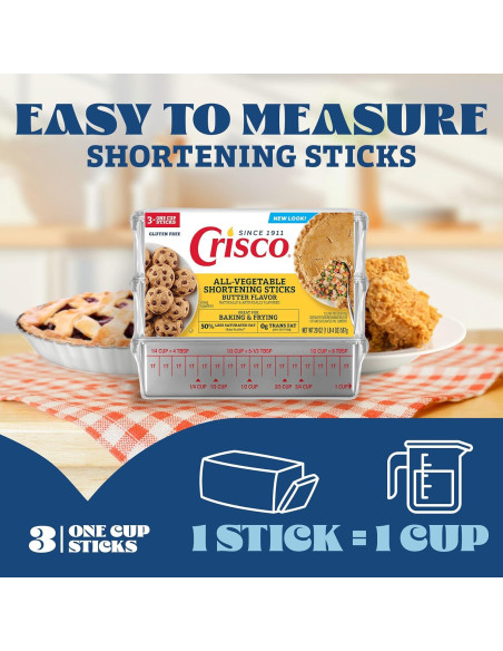 Crisco Acortamiento Vegetal Sabor Mantequilla 567g