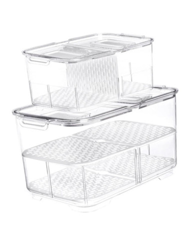 Caja de Almacenamiento Sellada AUTSUPPL 23.3x12.7 cm para Frutas y Verduras