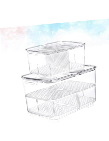 Caja de Almacenamiento Sellada AUTSUPPL 23.3x12.7 cm para Frutas y Verduras