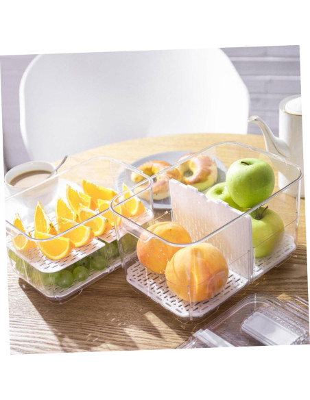 Caja de Almacenamiento Sellada AUTSUPPL 23.3x12.7 cm para Frutas y Verduras