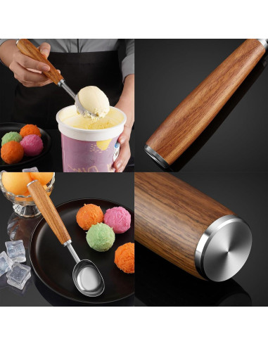 Cucharón de Helado Wufengtrade de Acero Inoxidable 19.5cm