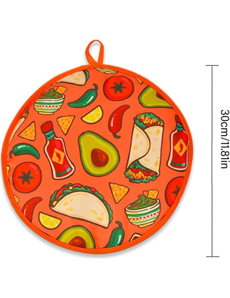 Bolsa Calentadora de Tortillas Haofy 30 cm para Microondas