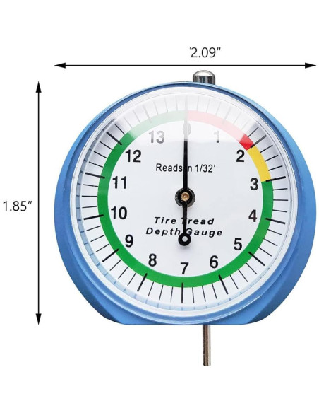 Calibrador de Profundidad de Banda de Rodadura Newkita 0.79 mm