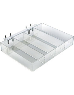 Bandeja Cuatro Compartimentos Azar Displays 225544 - Paquete de 2 2