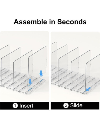 Organizador de Bolsos SortNStore - Divisores Ajustables Acrílico