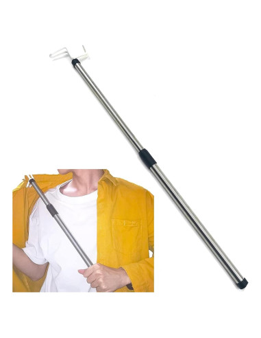 Varilla de Vestir Ajustable 47-71 cm Acero Inoxidable TOPFENG