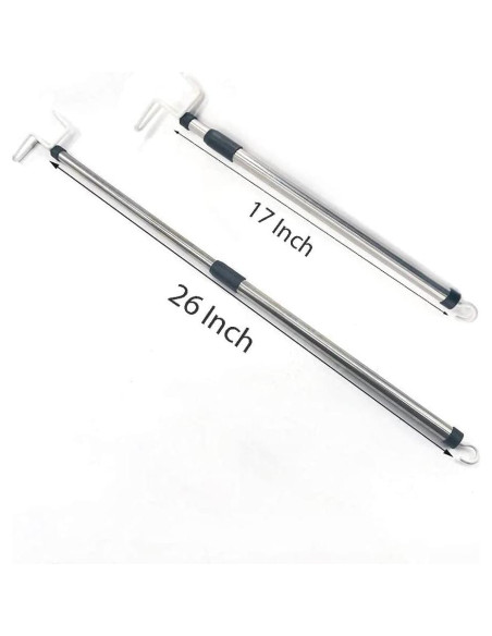 Varilla de Vestir Ajustable 47-71 cm Acero Inoxidable TOPFENG