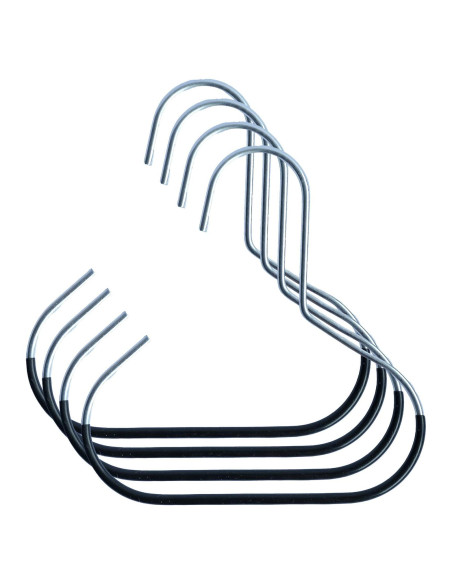 4 Perchas Antideslizantes para Bufandas Nueva Bendición Negro