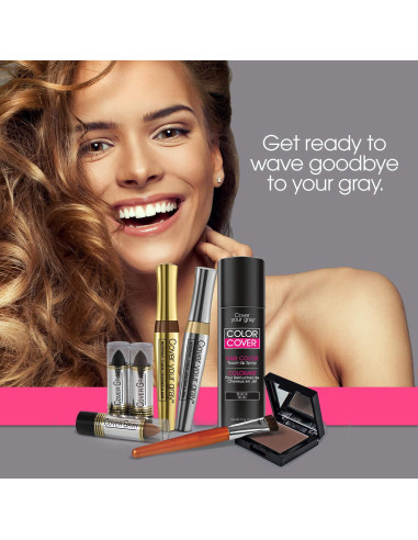 Tinte para Retocar Cabello Gris Cover Your Gray - Marrón Medio 2-Pack