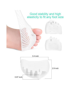 Separadores de Dedos Metatarsales Samaya Home - 2 Piezas 2