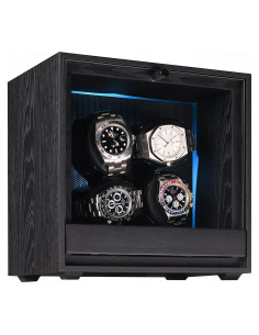 Enrollador de Relojes Automáticos RYLENE para 4 Relojes, Silencioso