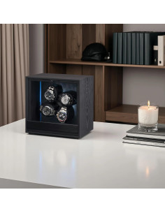 Enrollador de Relojes Automáticos RYLENE para 4 Relojes, Silencioso 2