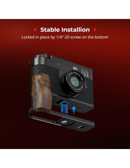 Agarradera en L de Madera SmallRig 5224 para Fujifilm