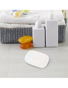 Soporte de Jabón Transparente Luhaomisky Cuadrado 34.84g 2