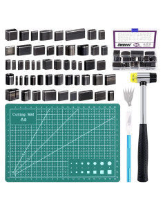 Kit de Herramientas de Cortador de Punch Hueco Swpeet 55Pcs