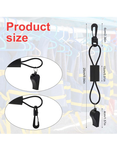 Silbato de Seguridad Lyreh Z07648-49 con Cordón 25cm