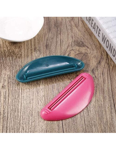 2 Piezas Exprimidor de Pasta de Dientes Wentoenapp - Clip Práctico