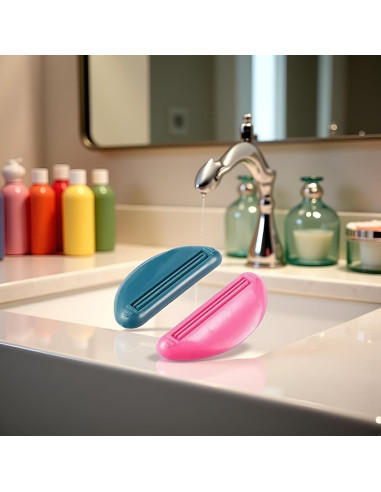 2 Piezas Exprimidor de Pasta de Dientes Wentoenapp - Clip Práctico