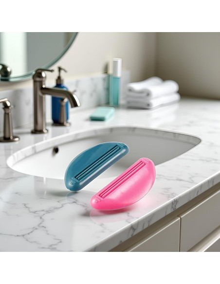 2 Piezas Exprimidor de Pasta de Dientes Wentoenapp - Clip Práctico