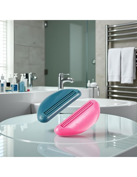 2 Piezas Exprimidor de Pasta de Dientes Wentoenapp - Clip Práctico