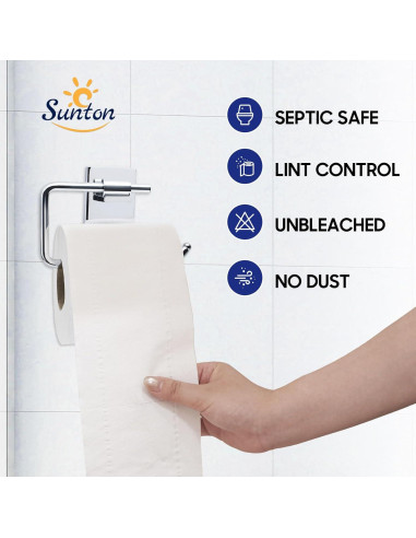 Papel Higiénico Ultra Suave Sunton 3 Capas 24 Rollos Biodegradable