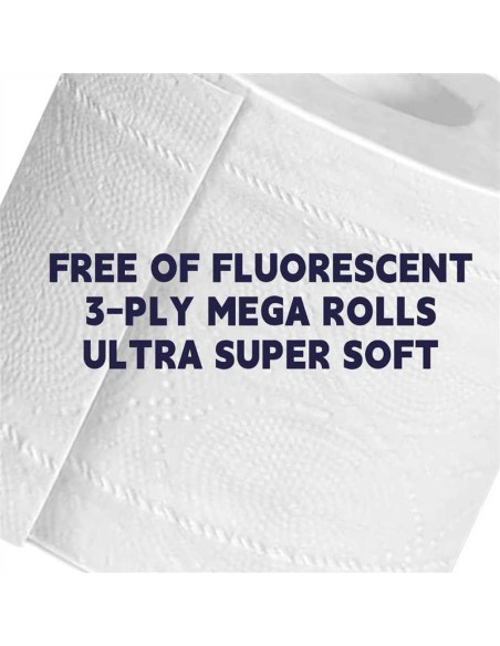 Papel Higiénico Ultra Suave Sunton 3 Capas 24 Rollos Biodegradable