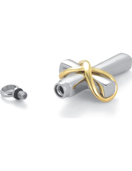 Collar de Urna Cruz DWJSu para Cenizas de Memoria