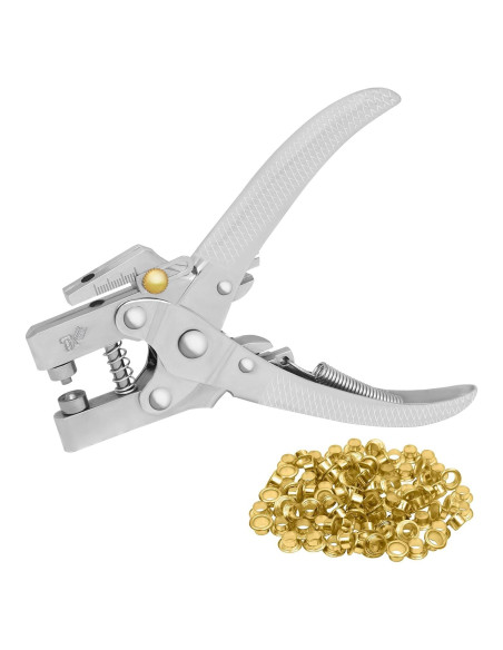 Kit de Alicates de Perforación de Ojetes SavgU2 con 100 Ojetes