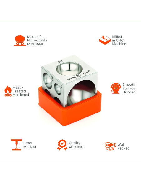 Bloque de Dapping Splenor Tools 5.08 cm - Herramienta de Joyería