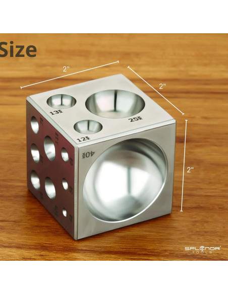 Bloque de Dapping Splenor Tools 5.08 cm - Herramienta de Joyería