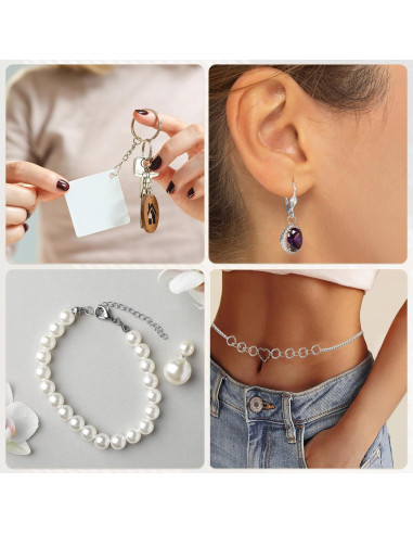 Anillas Abiertas de Acero Inoxidable uxcell 250pcs 5mm